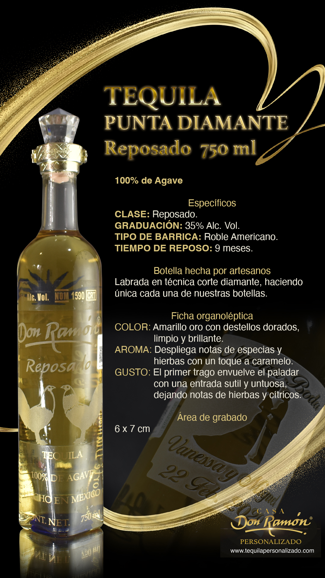 Tequila Don Ramón Añejo Cristalino