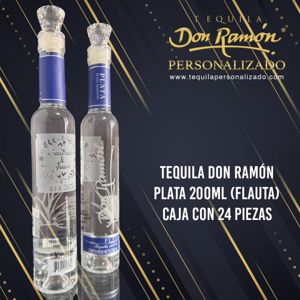 Don Ramon Rasurado Punta Diamante Don Ramón Plata 200ml | Tequila Don Ramón Personalizado