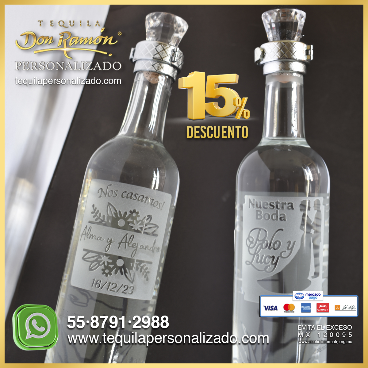 Tequila Don Ramón Punta Diamante Plata